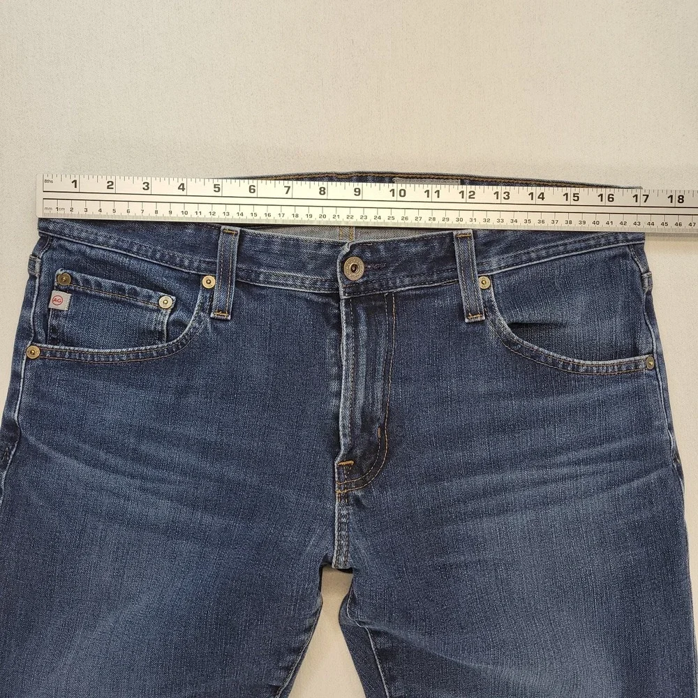 AG Adriano Goldschmied Jeans Mens 34x30* Blue Tellis Modern Slim Straight Denim - Picture 9 of 12